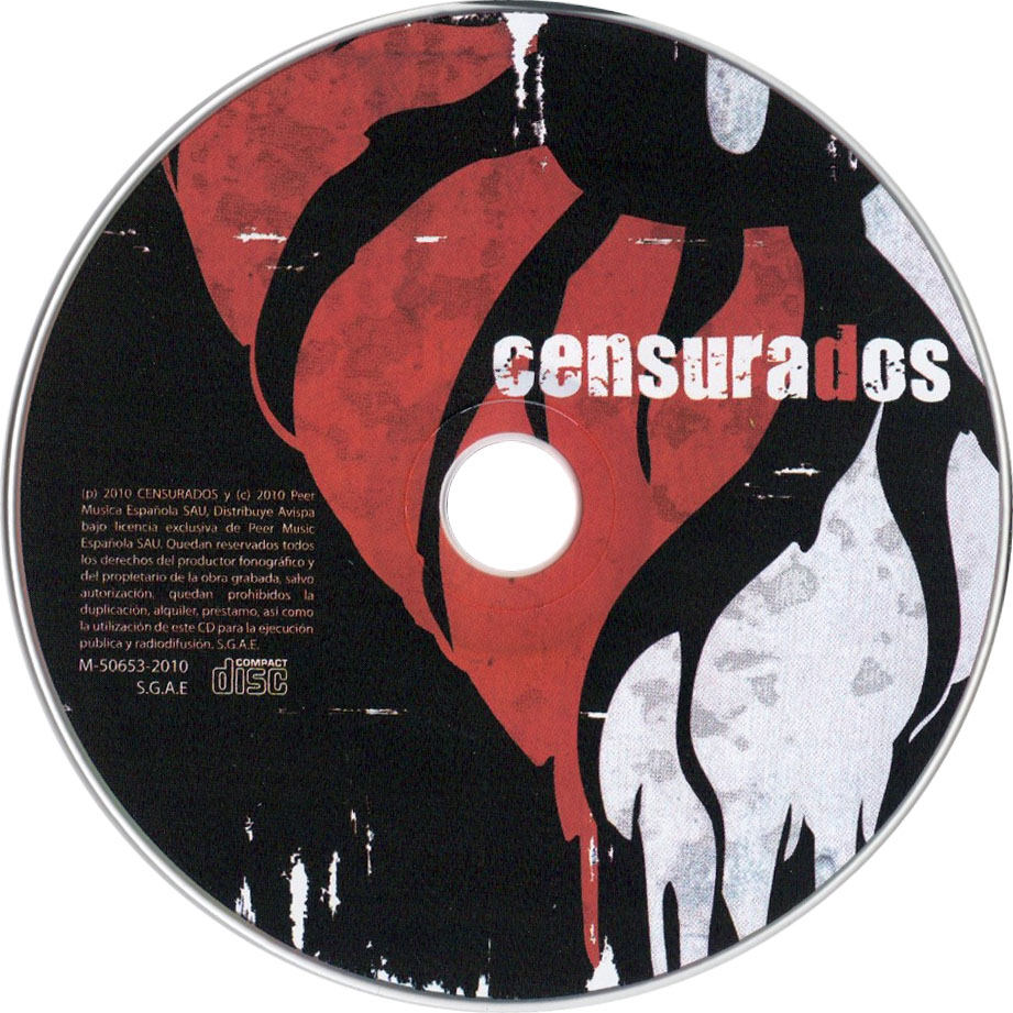 Cartula Cd de Censurados - Censurados