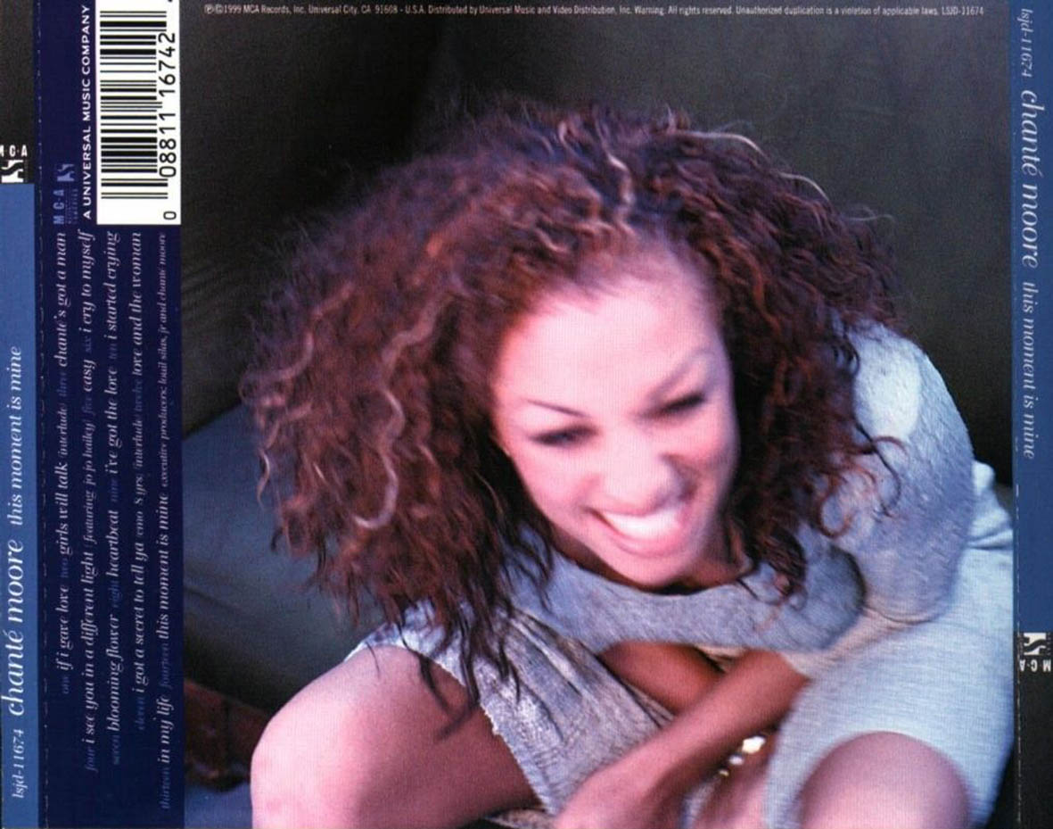 Cartula Trasera de Chante Moore - This Moment Is Mine