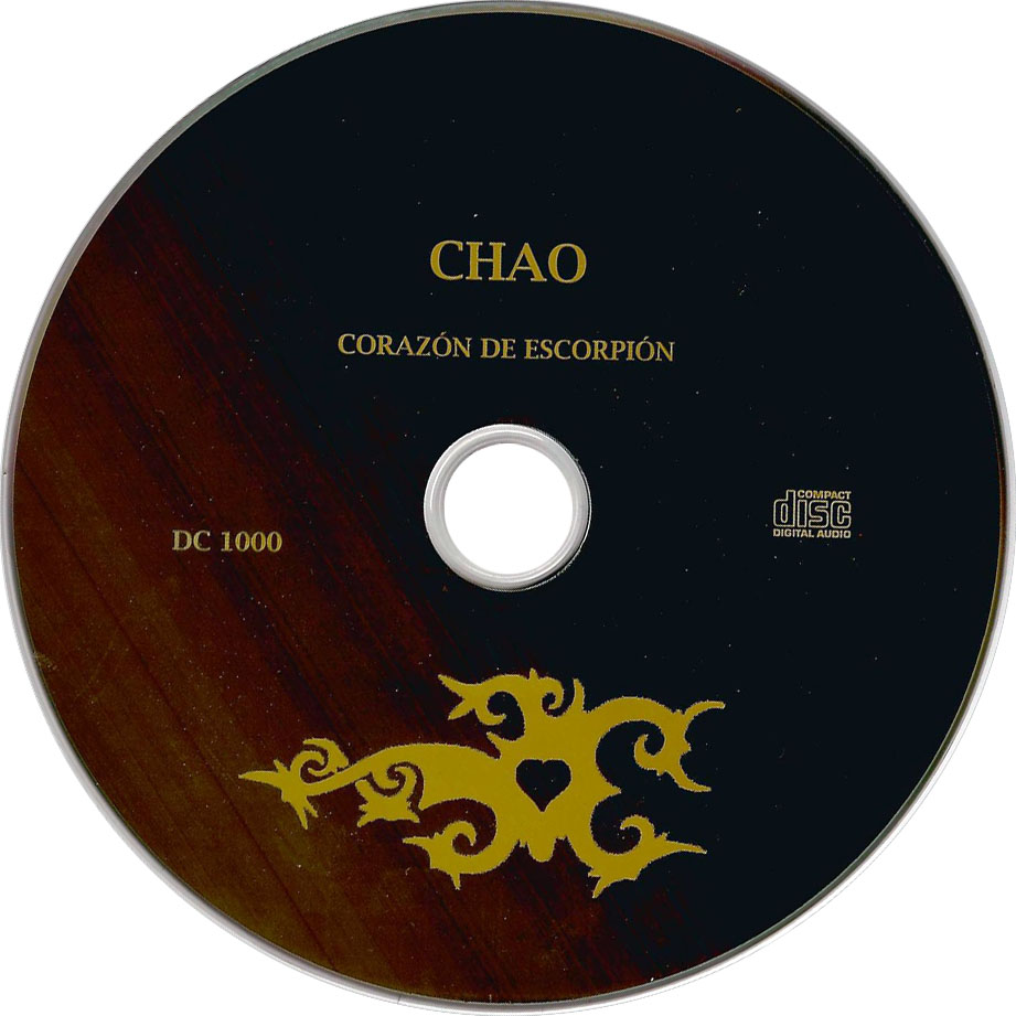 Cartula Cd de Chao - Corazon De Escorpion