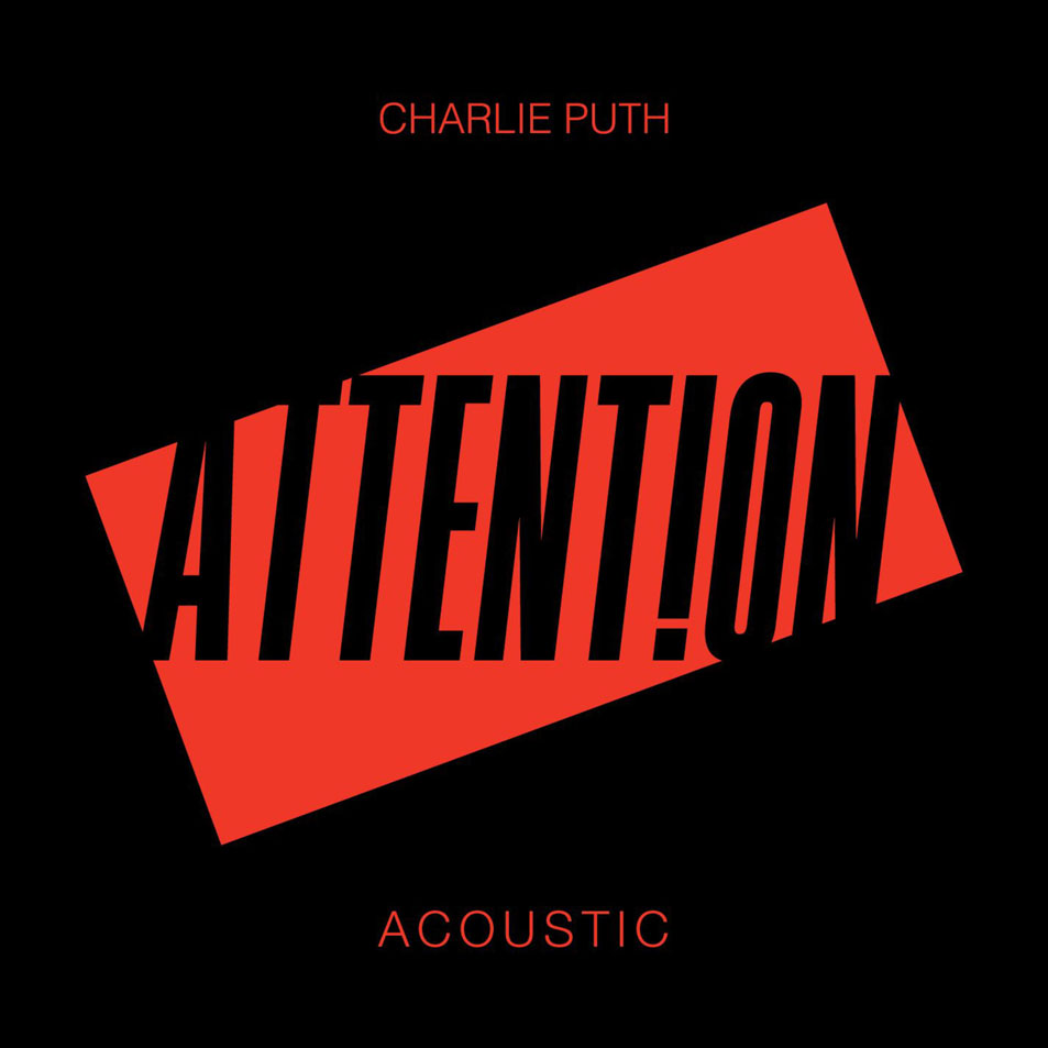 Cartula Frontal de Charlie Puth - Attention (Acoustic) (Cd Single)