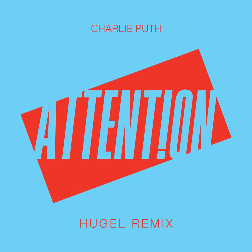 Cartula Frontal de Charlie Puth - Attention (Hugel Remix) (Cd Single)