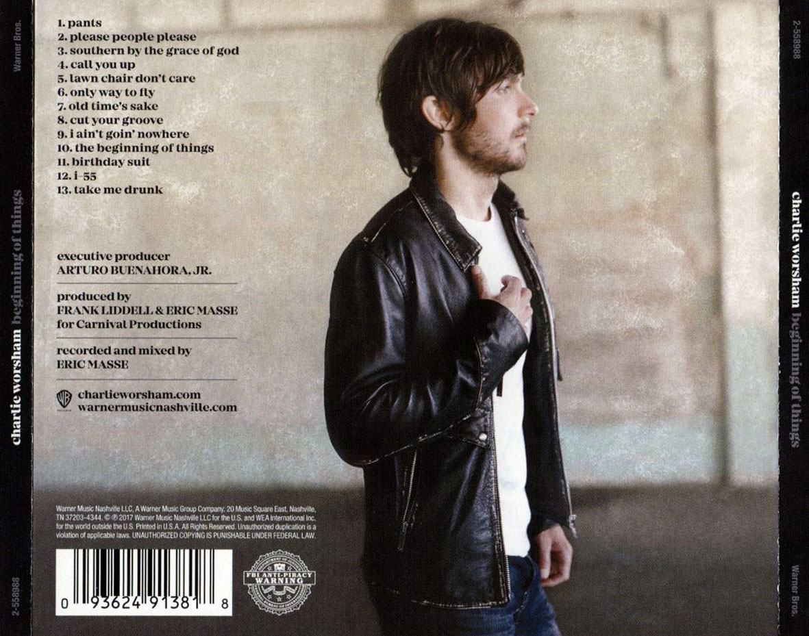 Cartula Trasera de Charlie Worsham - Beginning Of Things