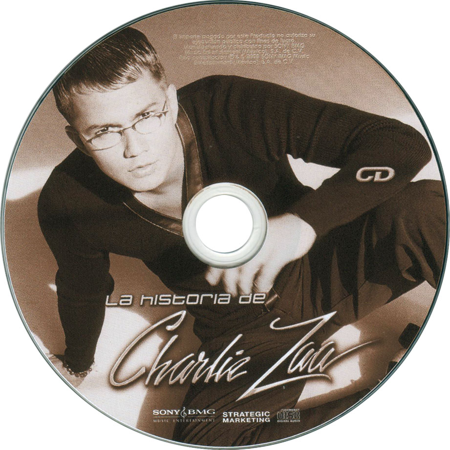 Cartula Cd de Charlie Zaa - La Historia De Charlie Zaa