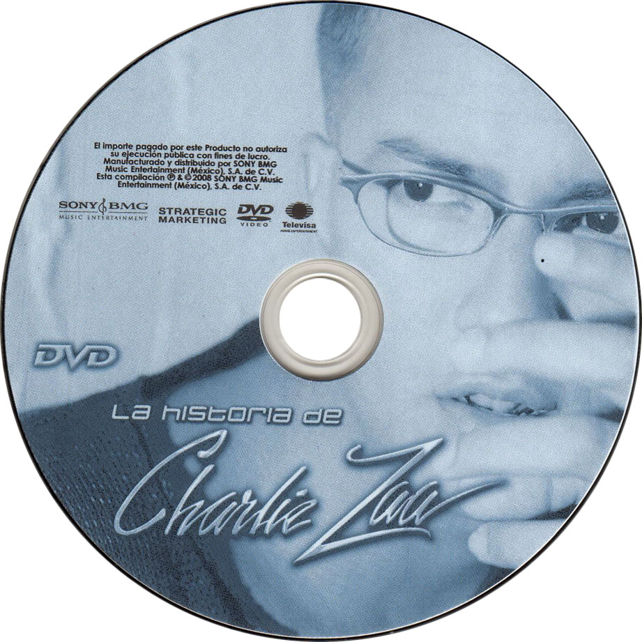 Cartula Dvd de Charlie Zaa - La Historia De Charlie Zaa
