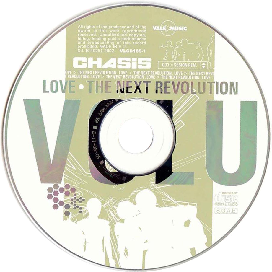 Cartula Cd de Chasis Love The Next Revolution Cd 3