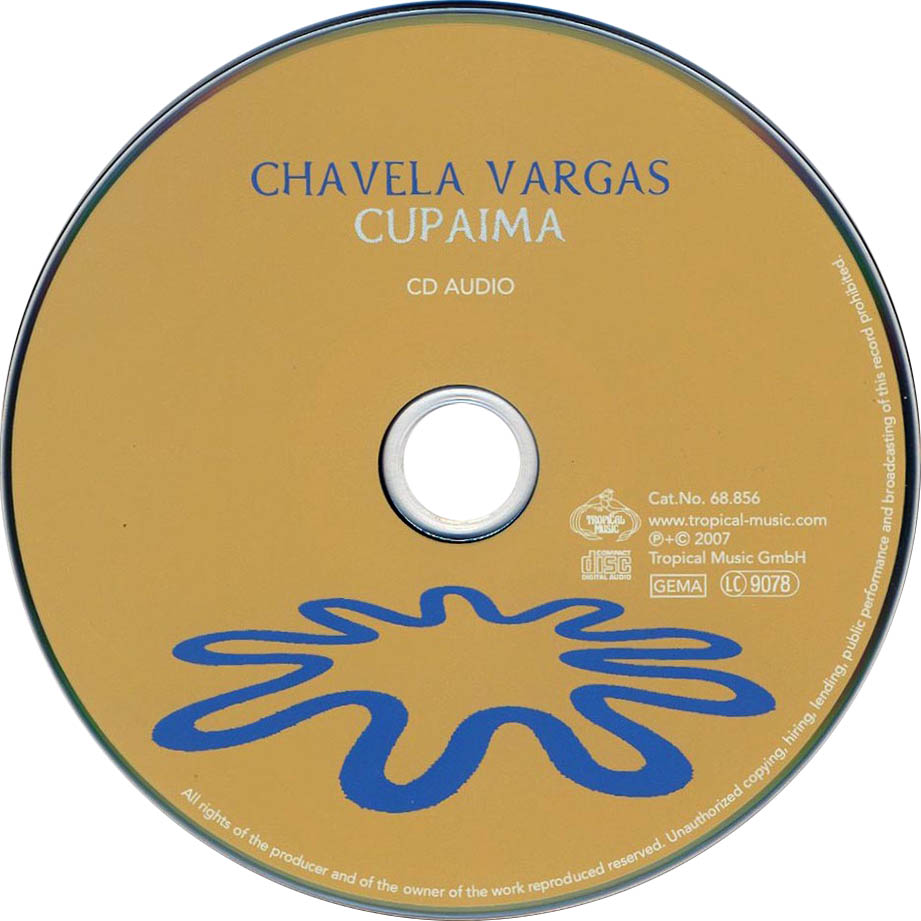 Cartula Cd de Chavela Vargas - Cupaima