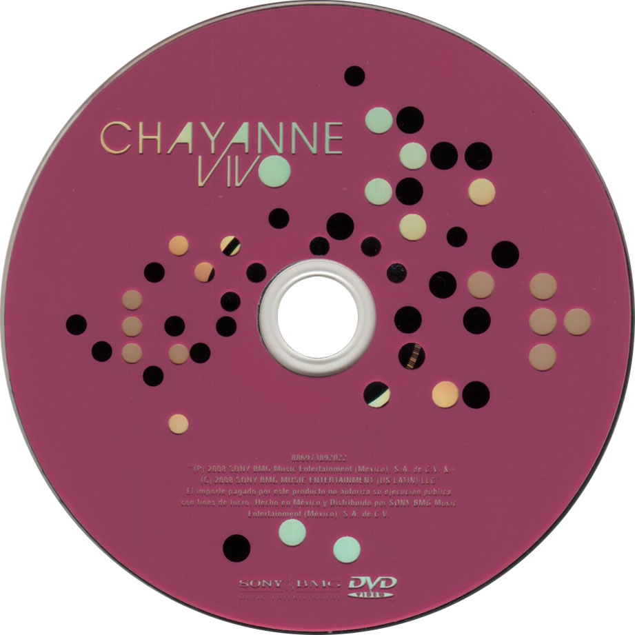 Cartula Dvd de Chayanne - Vivo
