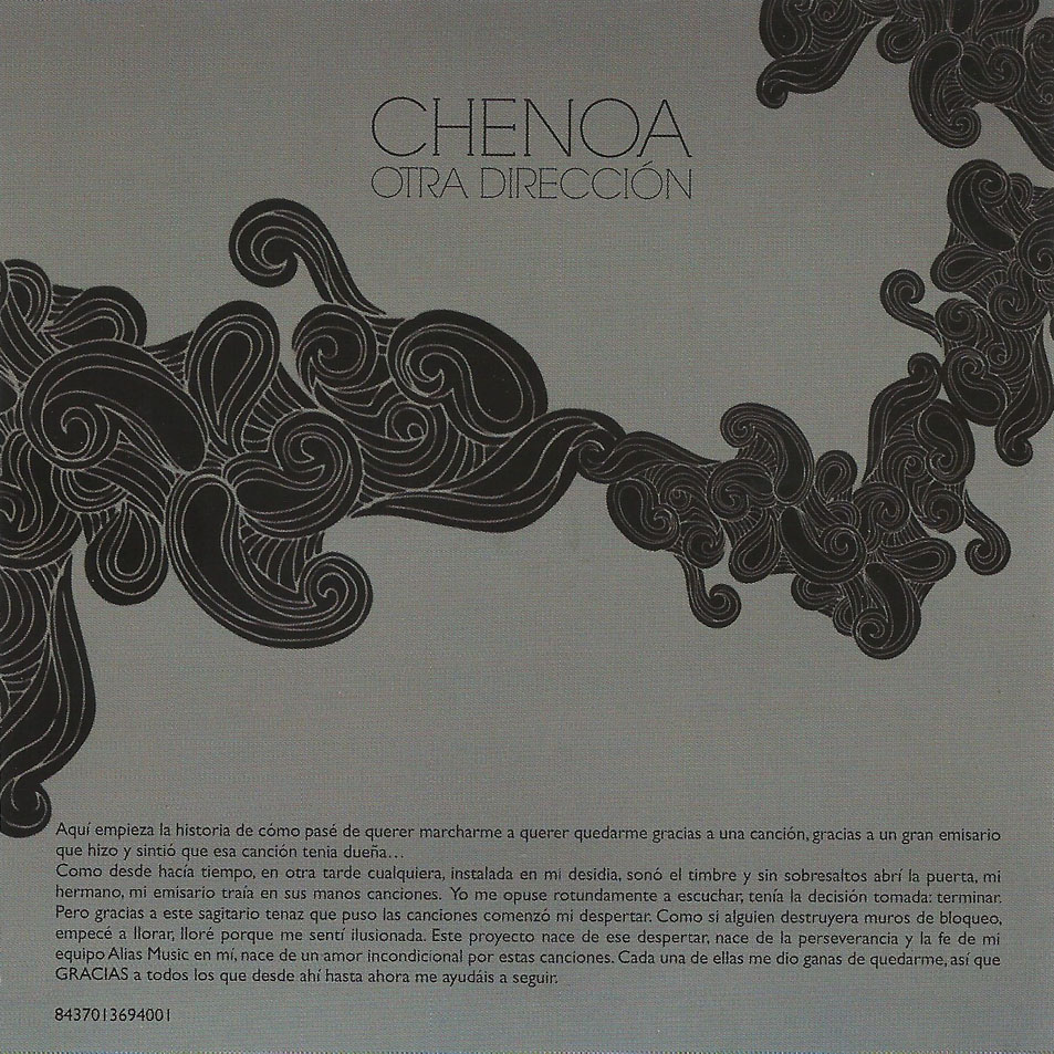 Cartula Interior Frontal de Chenoa - Otra Direccion