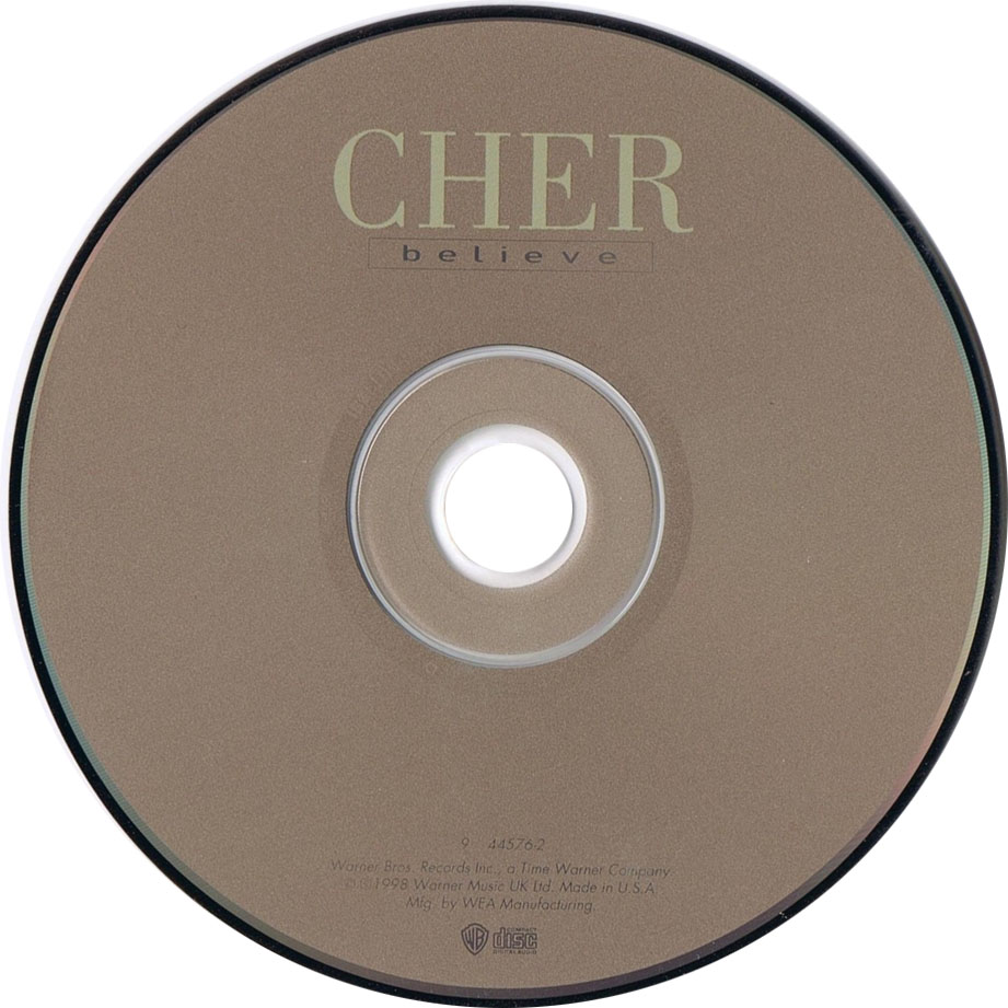 Cartula Cd de Cher - Believe (The Remixes) (Cd Single)