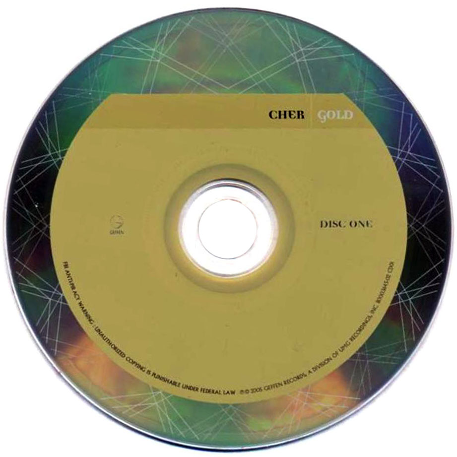 Cartula Cd1 de Cher - Gold