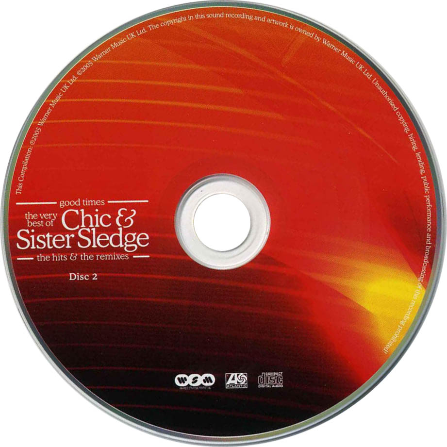 Cartula Cd2 de Chic & Sister Sledge - Good Times (The Very Best Of Chic & Sister Sledge)