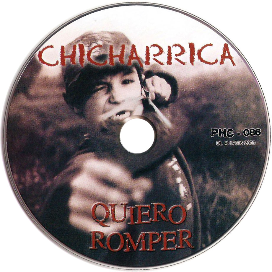 Cartula Cd de Chicharrica - Quiero Romper