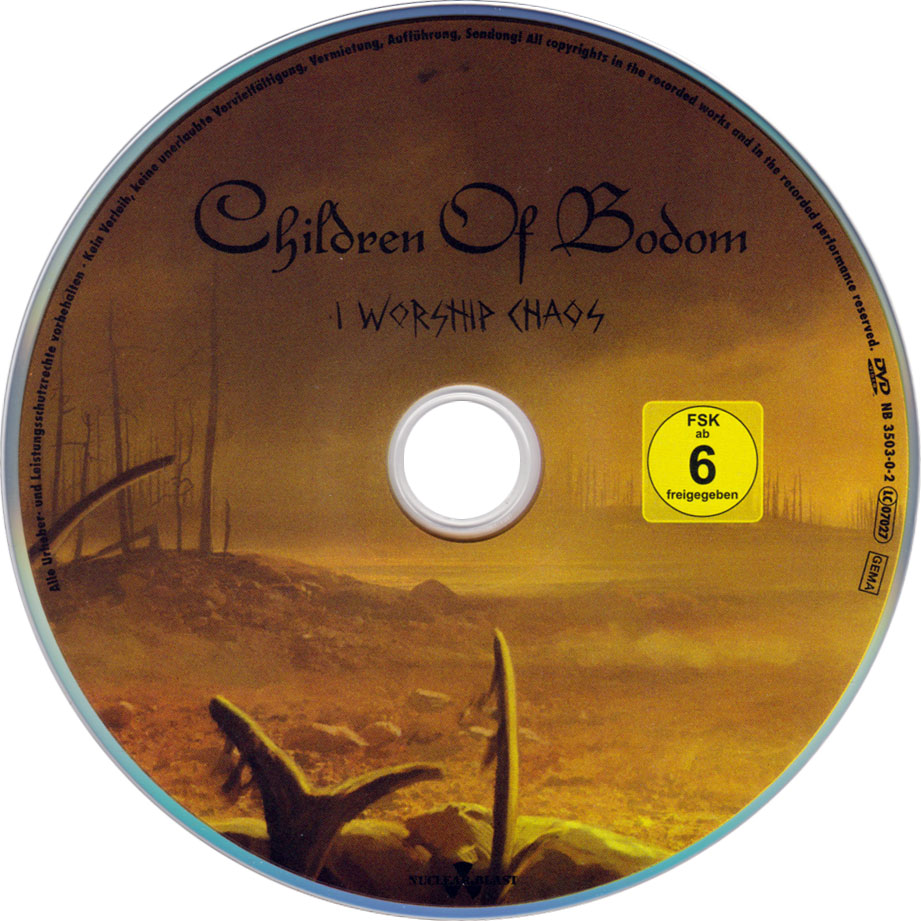 Cartula Dvd de Children Of Bodom - I Worship Chaos (Limited Edition)