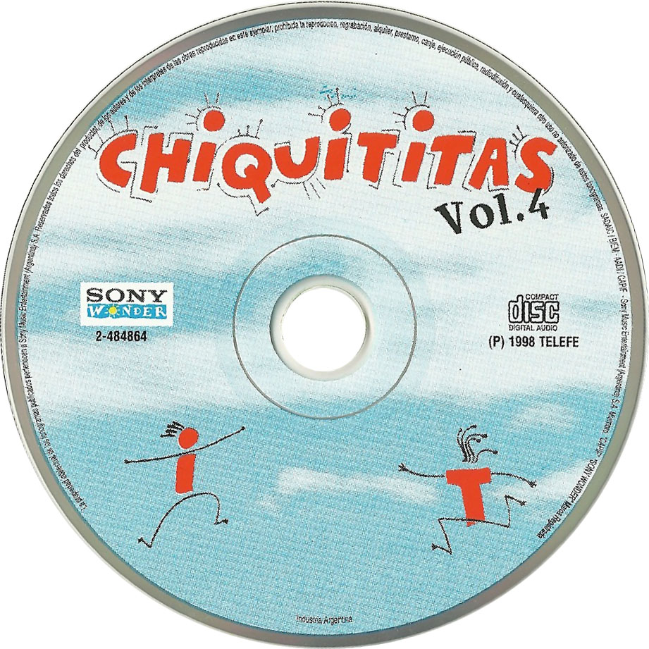 Cartula Cd de Chiquititas - Volumen 4