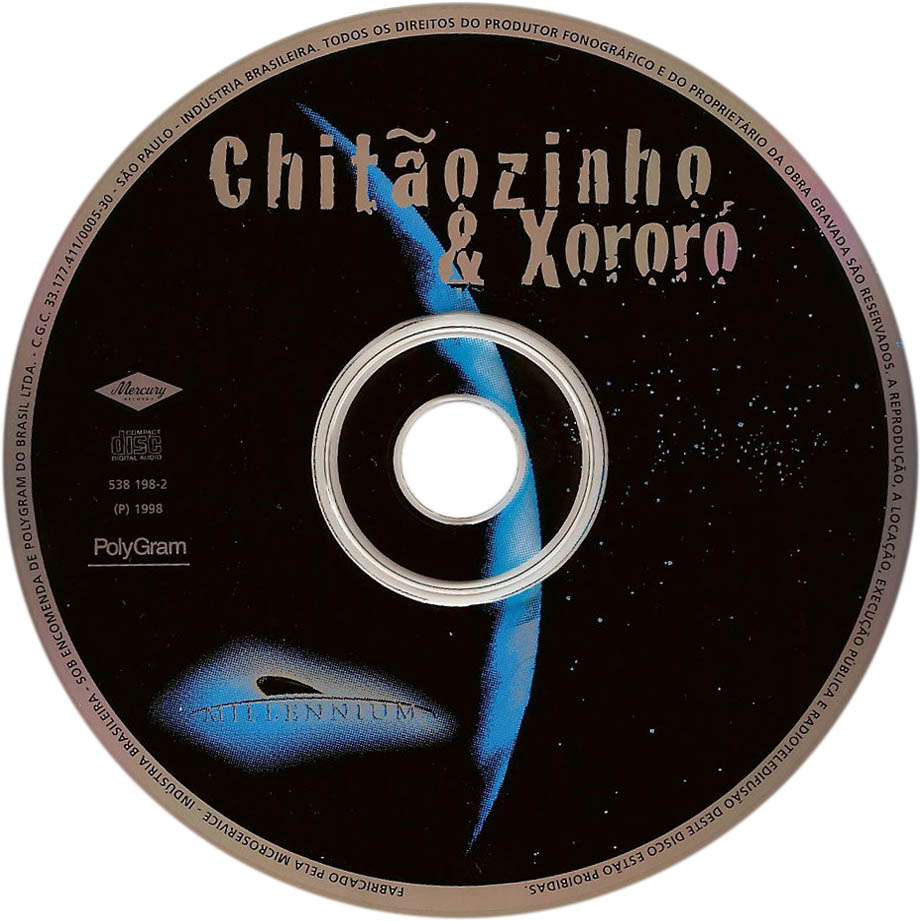 Cartula Cd de Chitaozinho & Xororo - 20 Musicas Do Seculo Xx