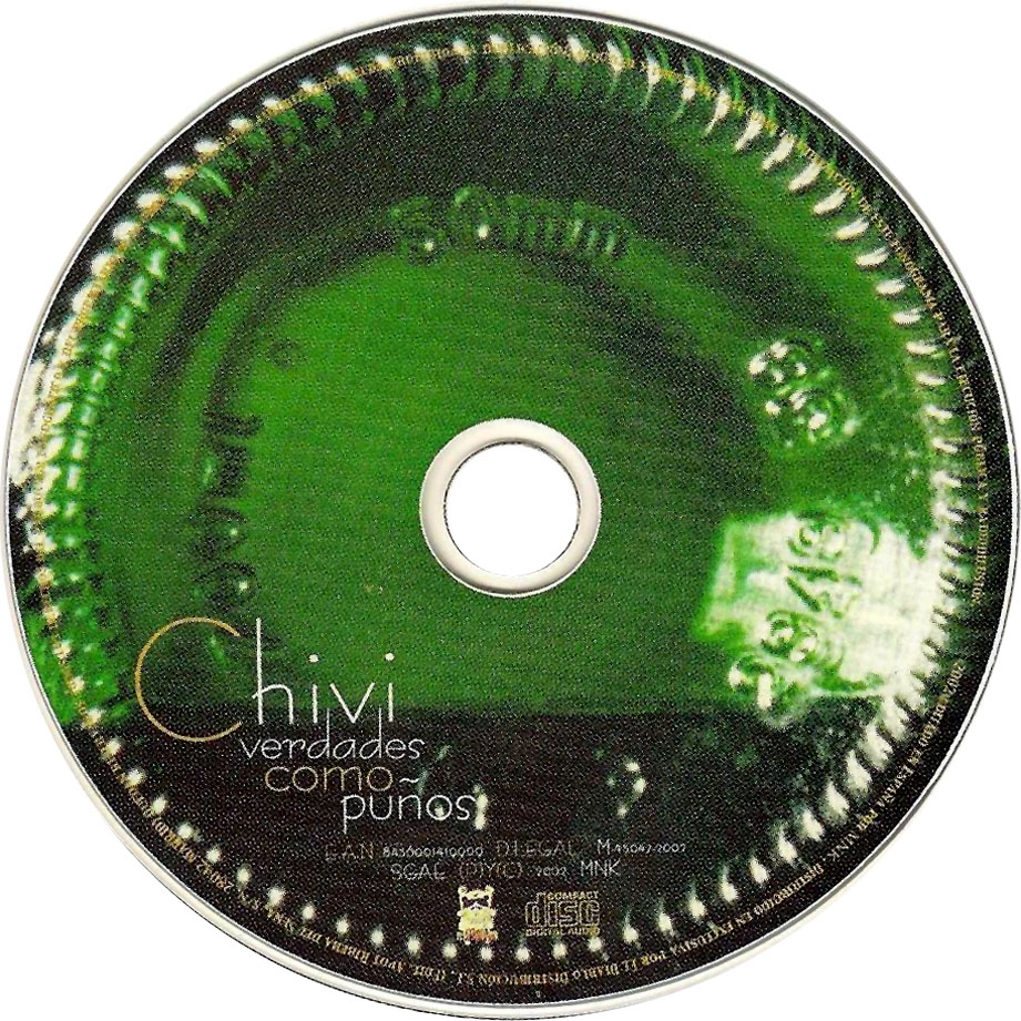 Cartula Cd de Chivi - Verdades Como Puos