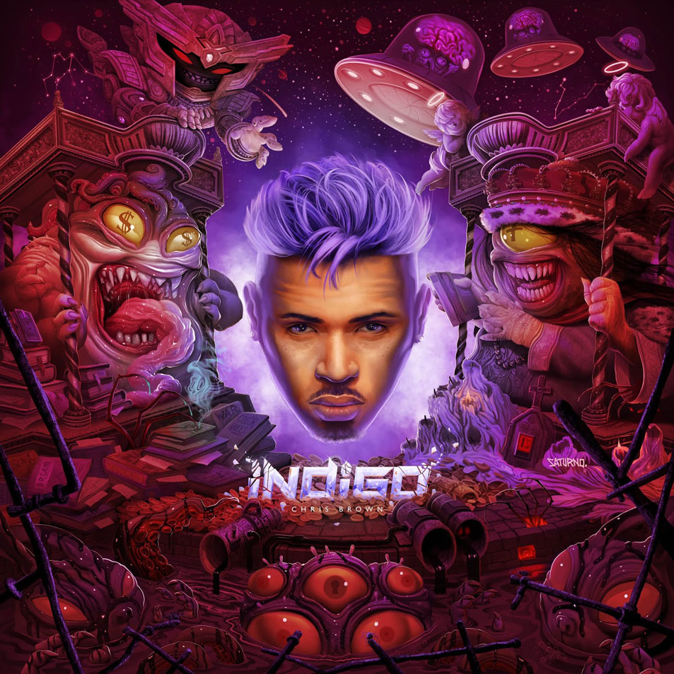 Cartula Frontal de Chris Brown - Indigo