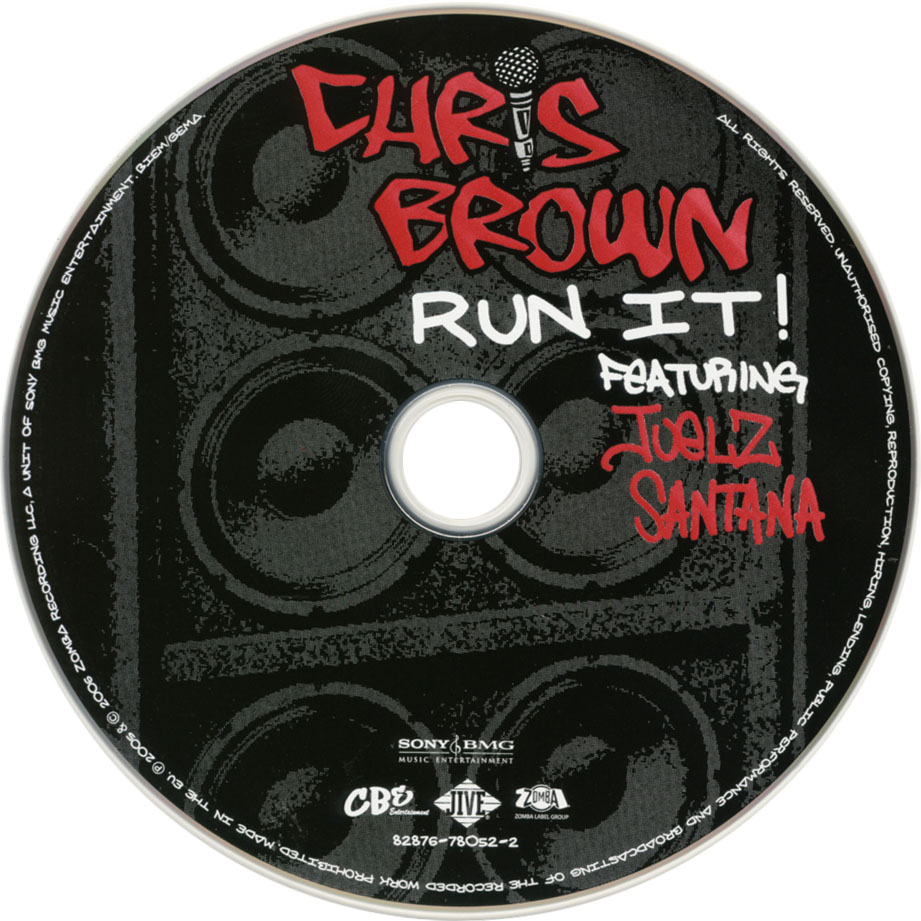 Cartula Cd de Chris Brown - Run It! (Featuring Juelz Santana) (Cd Single)