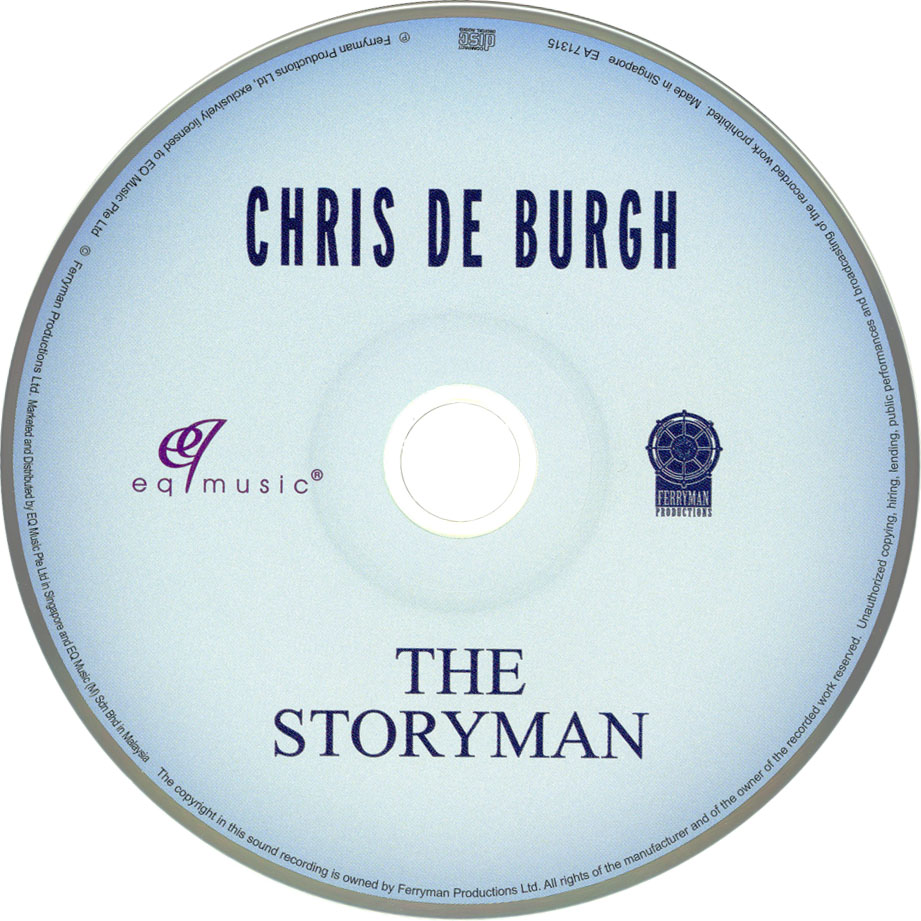 Cartula Cd de Chris De Burgh - The Storyman