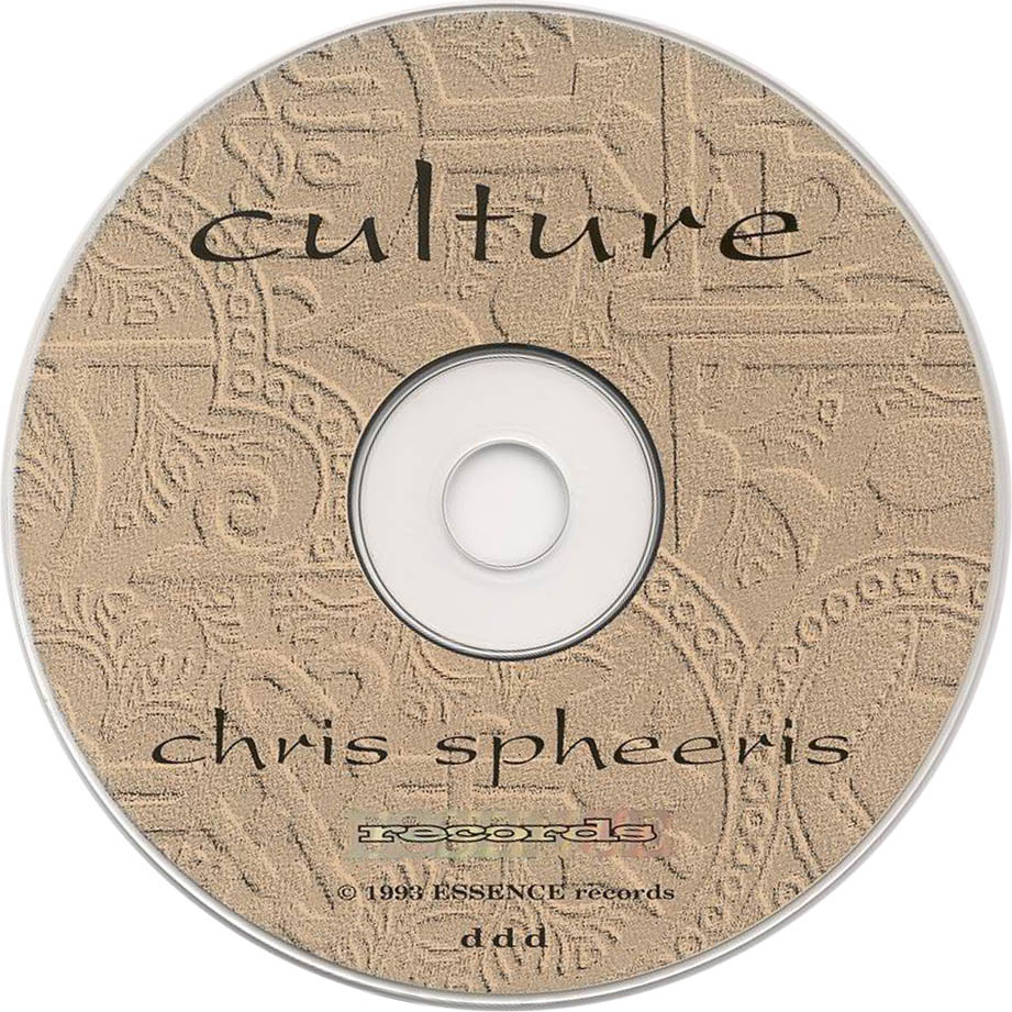 Cartula Cd de Chris Spheeris - Culture