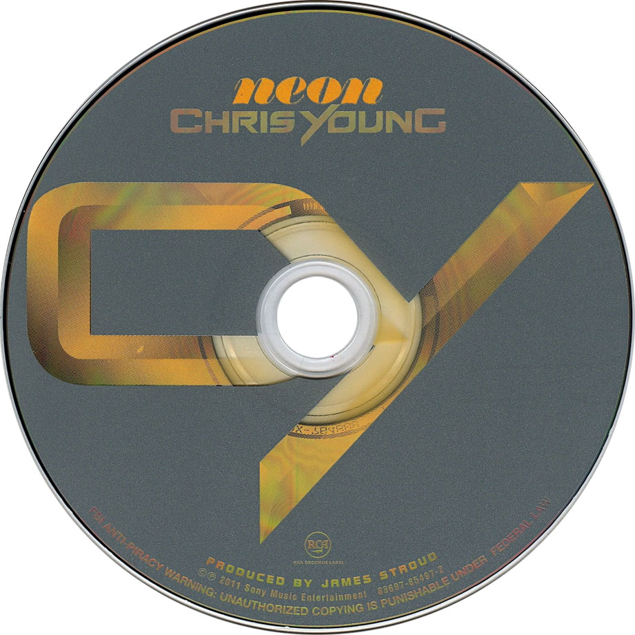 Cartula Cd de Chris Young - Neon