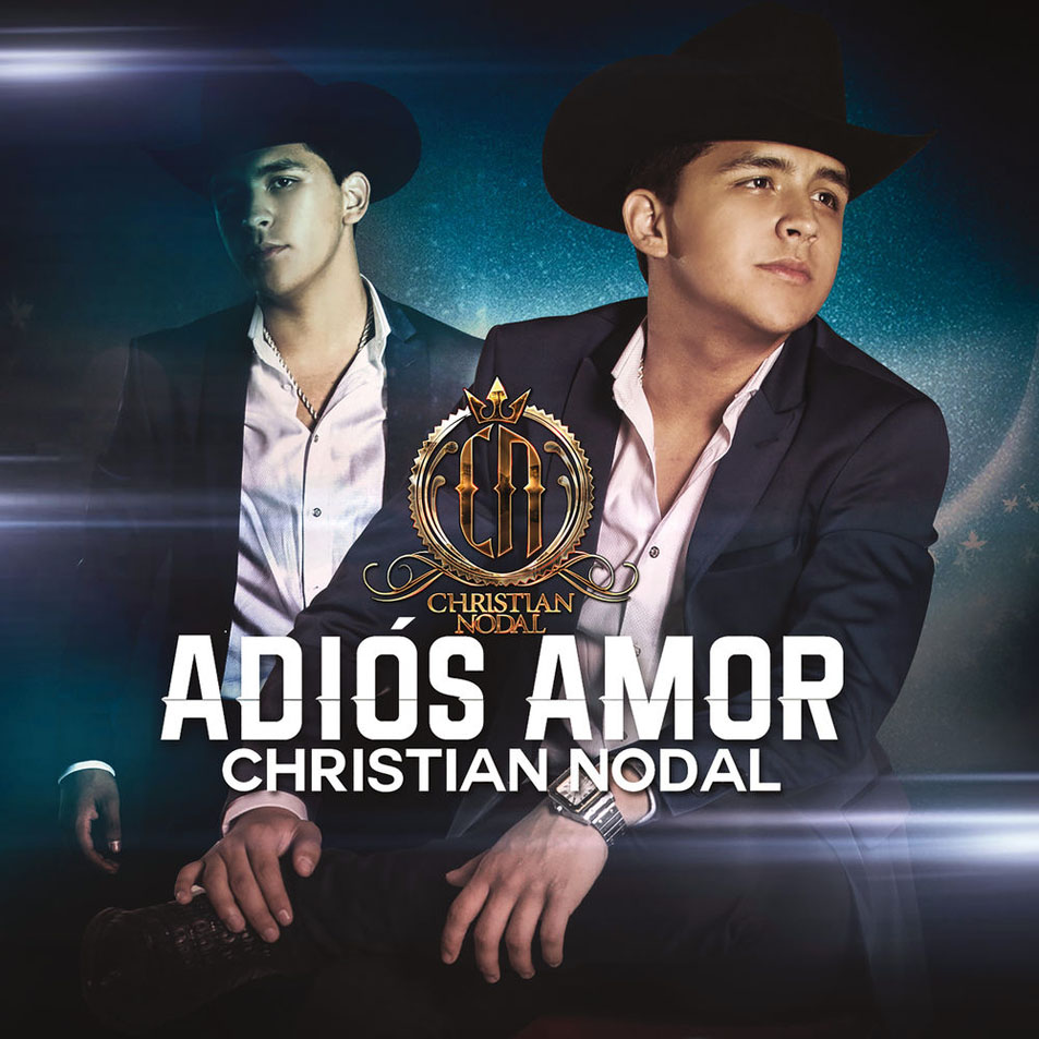 Cartula Frontal de Christian Nodal - Adios Amor (Cd Single)