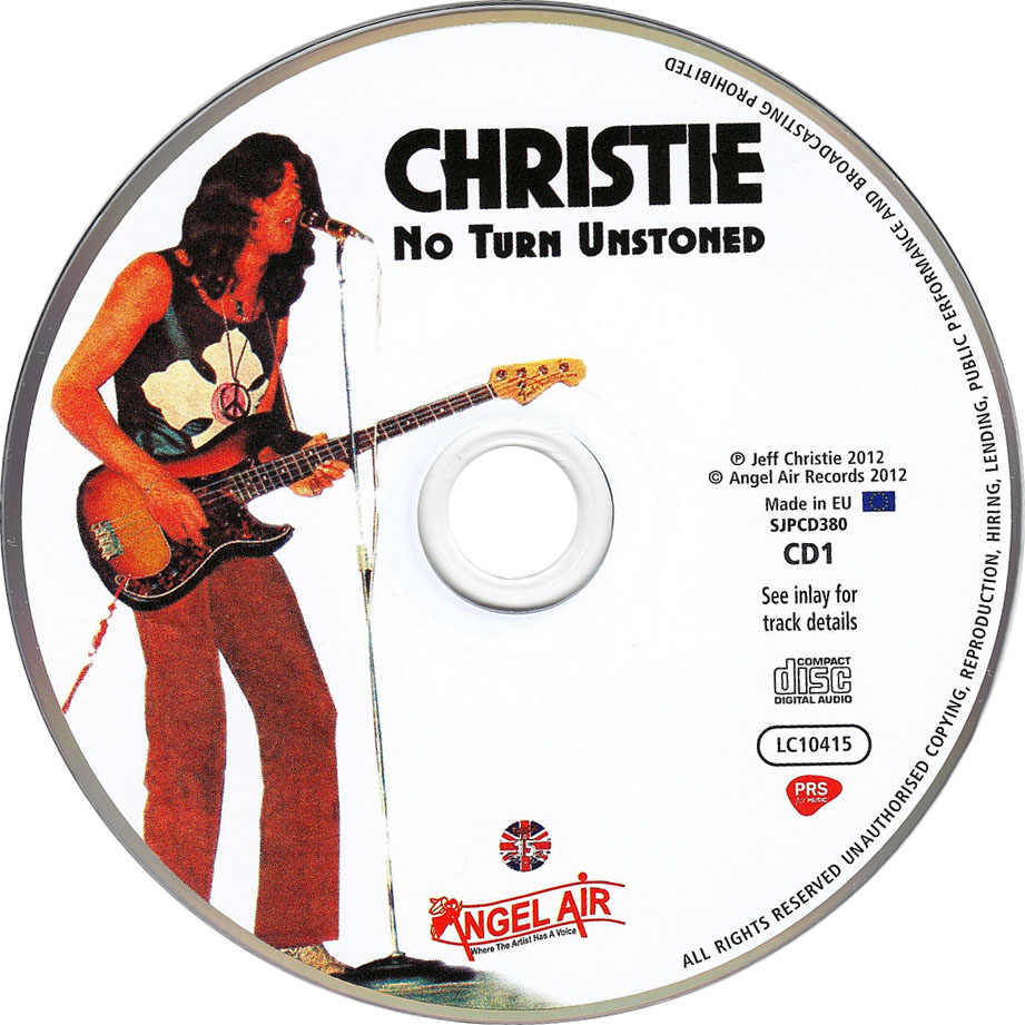Cartula Cd1 de Christie - No Turn Unstoned