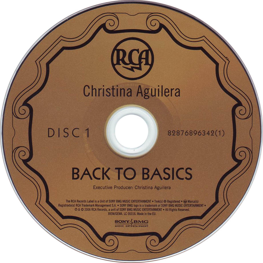 Carátula Cd1 de Christina Aguilera - Back To Basics