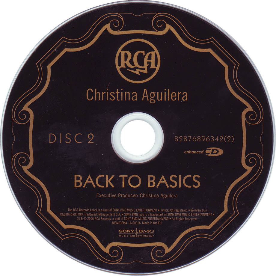 Carátula Cd2 de Christina Aguilera - Back To Basics