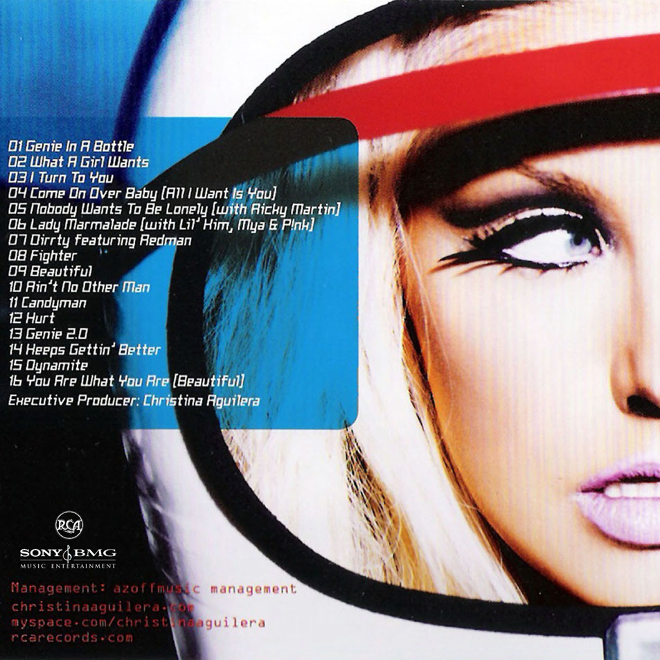 Cartula Interior Frontal de Christina Aguilera - Keeps Gettin' Better: A Decade Of Hits