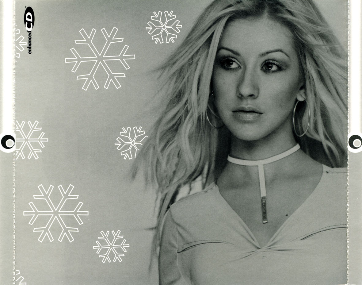 Cartula Interior Trasera de Christina Aguilera - My Kind Of Christmas