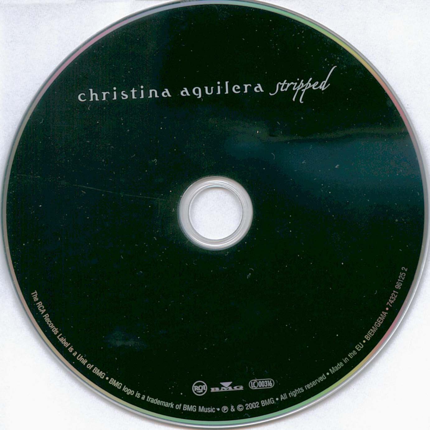 Carátula Cd de Christina Aguilera - Stripped