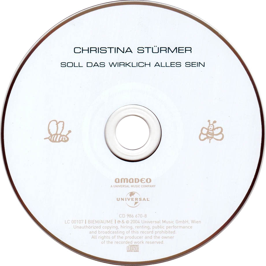 Cartula Cd de Christina Strmer - Soll Das Wirklich Alles Sein