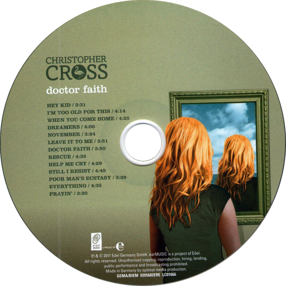 Cartula Cd de Christopher Cross - Doctor Faith