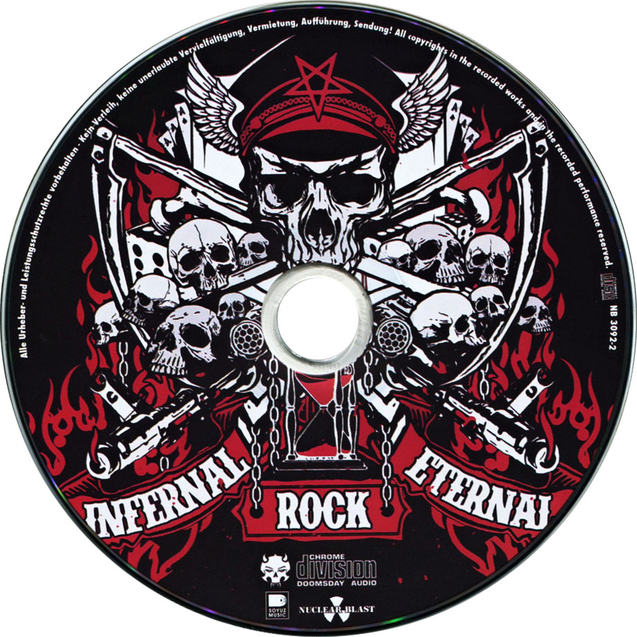 Cartula Cd de Chrome Division - Infernal Rock Eternal