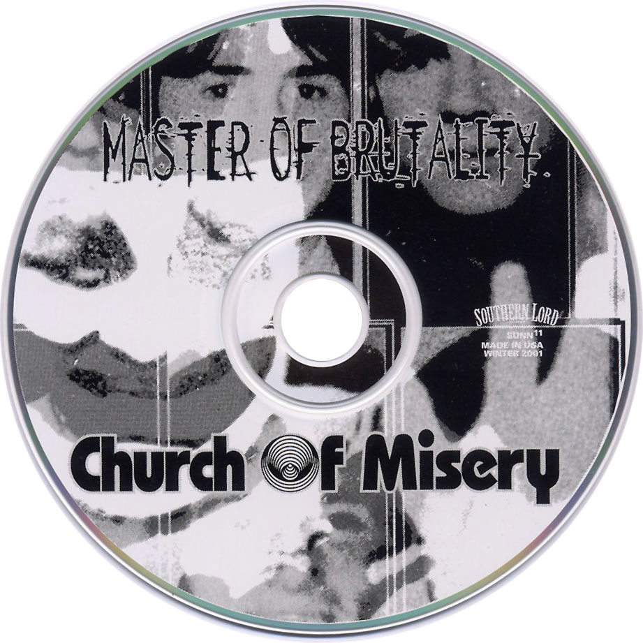 Cartula Cd de Church Of Misery - Master Of Brutality