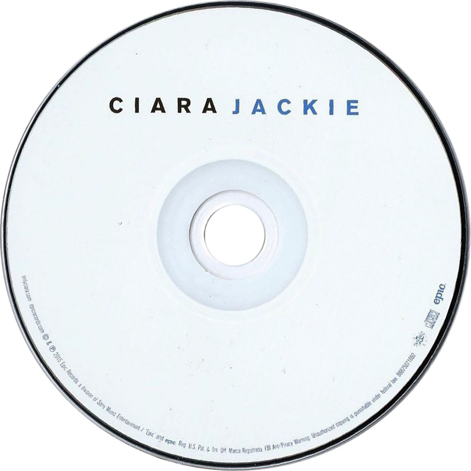 Cartula Cd de Ciara - Jackie