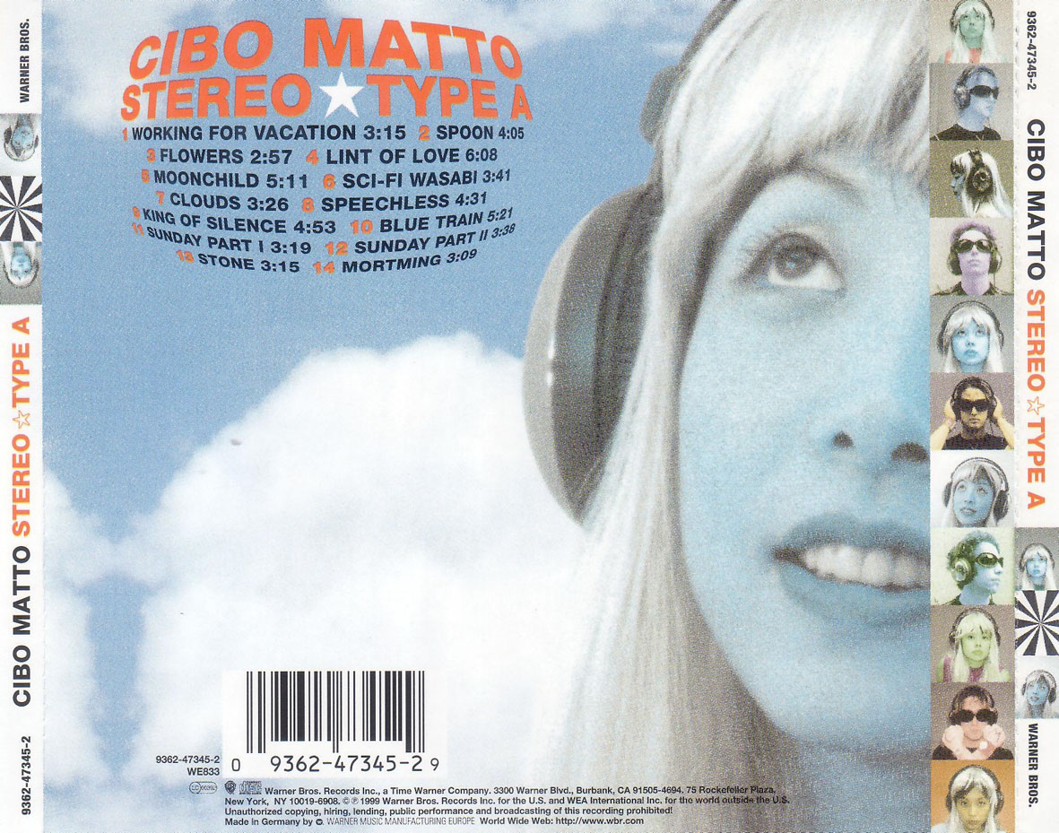 Cibo Matto - Stereo Type A [New CD] Alliance MOD - 1999 Warner Records Album