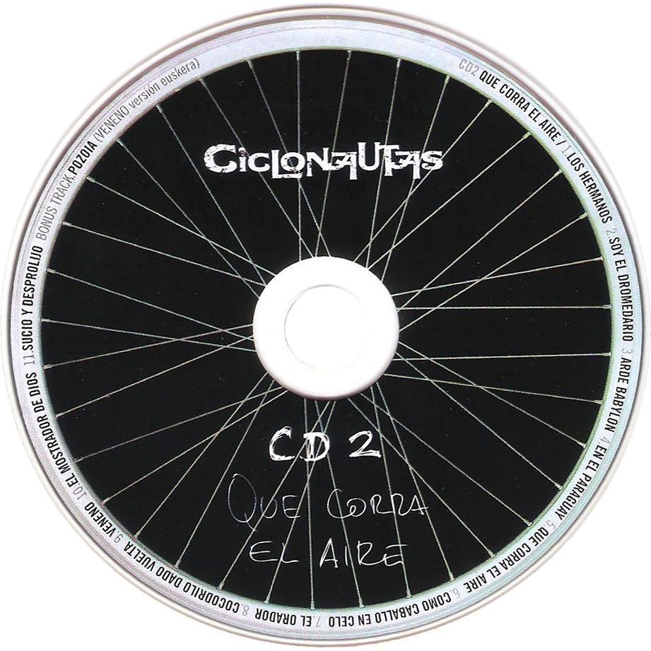 Carátula Cd2 de Ciclonautas - ¿Que Tal?