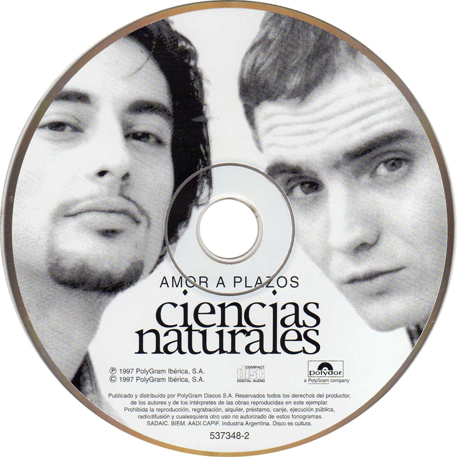 Cartula Cd de Ciencias Naturales - Amor A Plazos