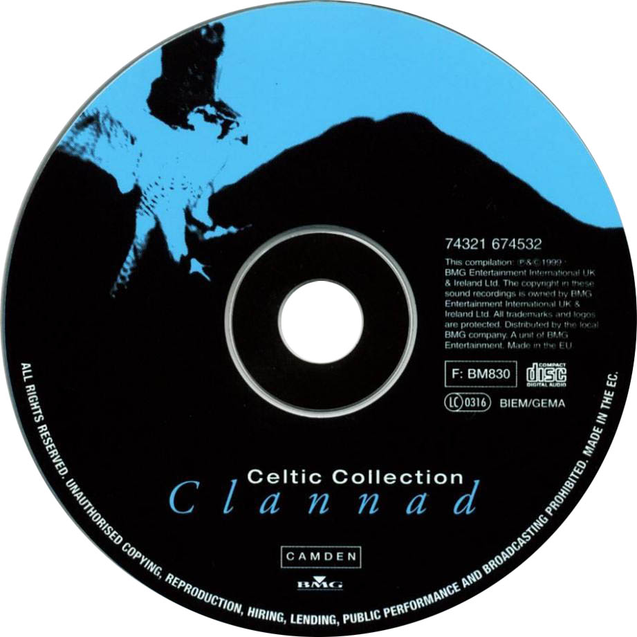 Cartula Cd de Clannad - Celtic Collection