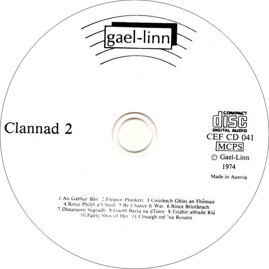 Cartula Cd de Clannad - Clannad 2