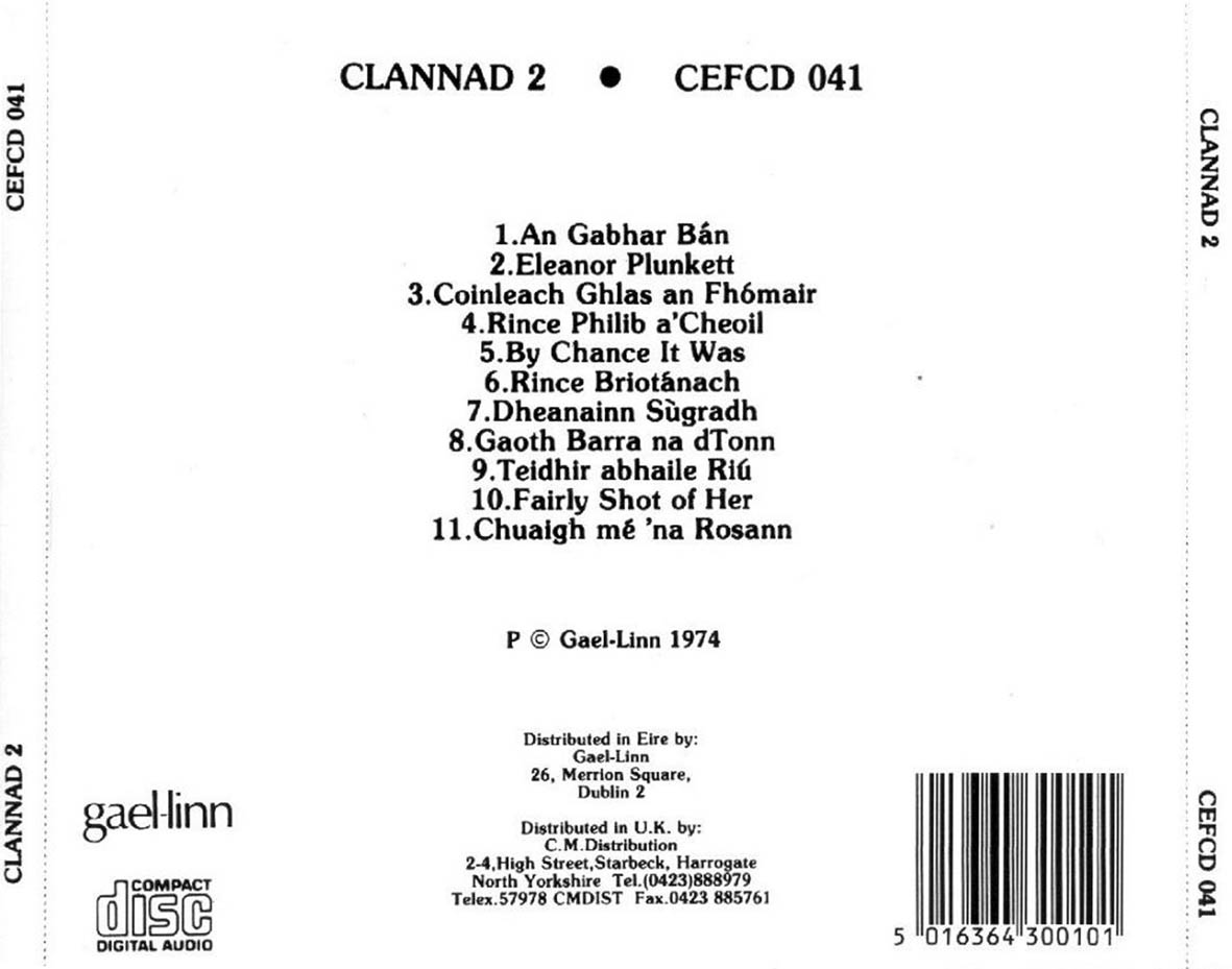 Cartula Trasera de Clannad - Clannad 2