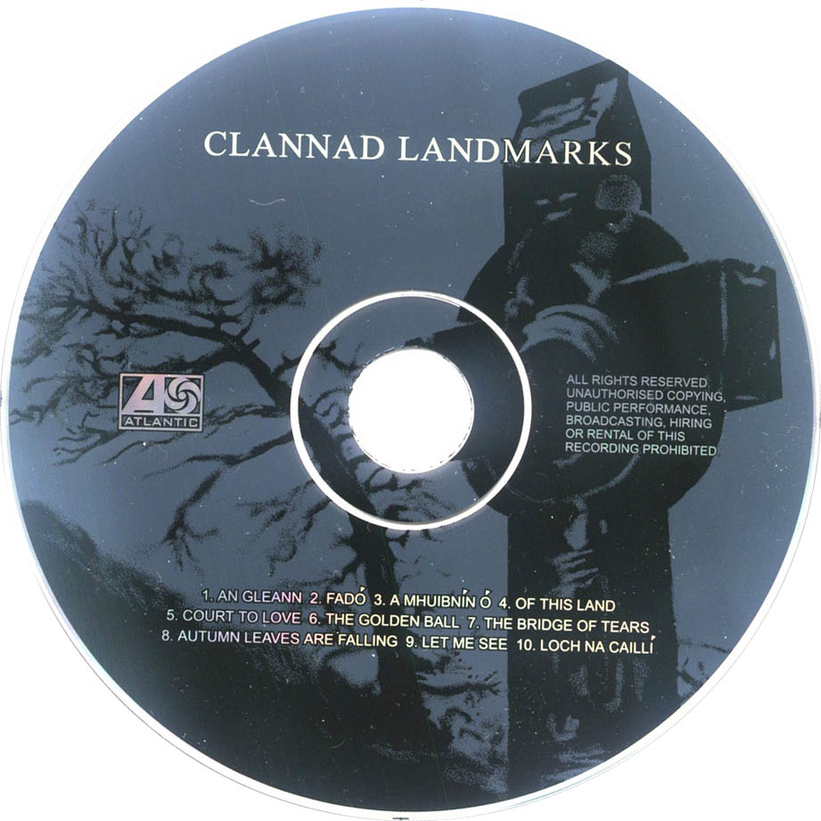 Cartula Cd de Clannad - Landmarks