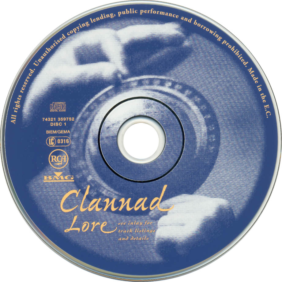 Cartula Cd1 de Clannad - Lore