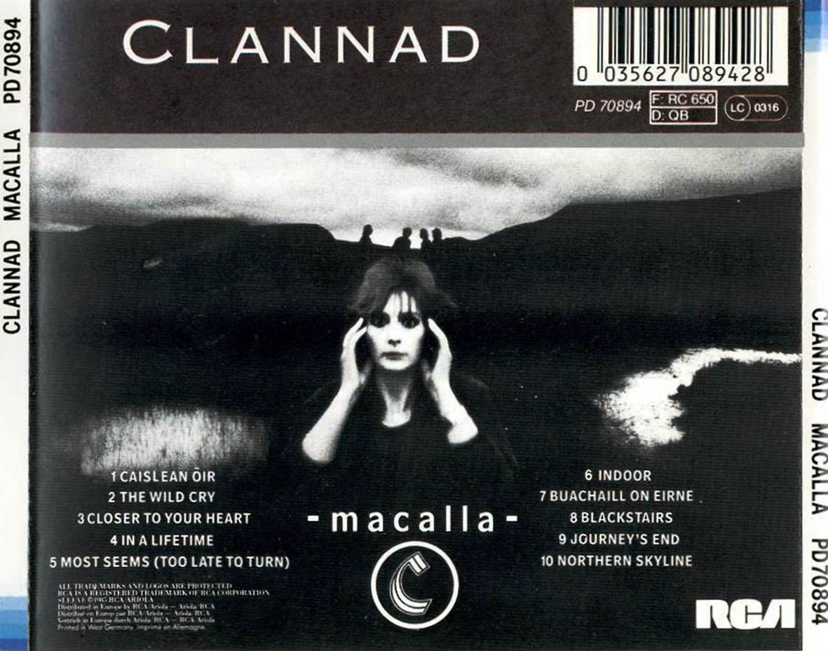 Cartula Trasera de Clannad - Macalla