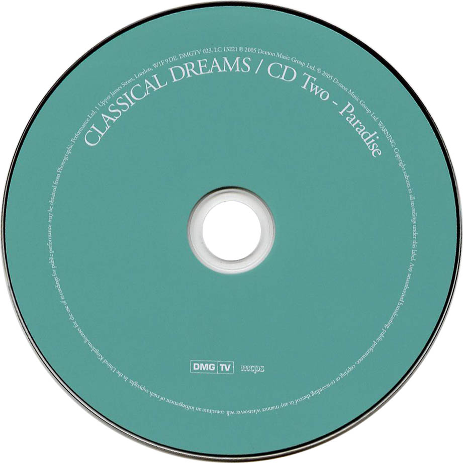 Cartula Cd2 de Classical Dreams (A Collection Of Inspirational & Relaxing Classical Music)