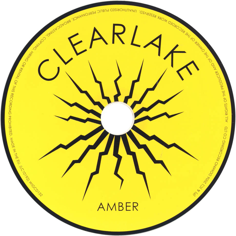Cartula Cd de Clearlake - Amber