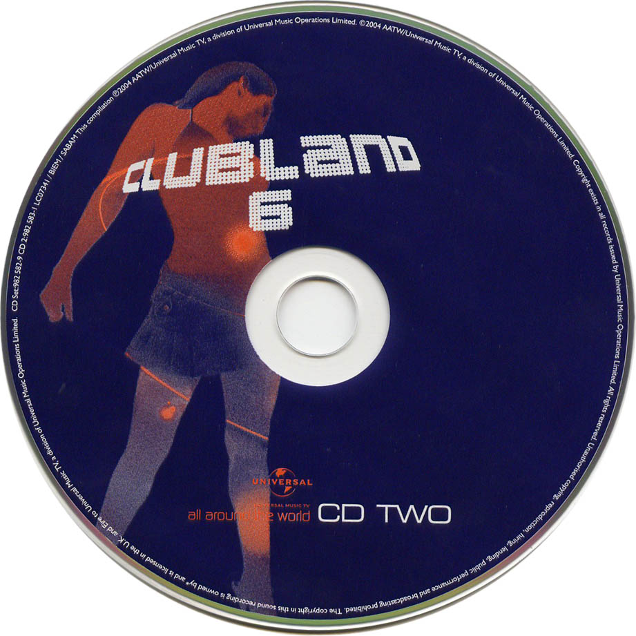 Cartula Cd2 de Clubland 6