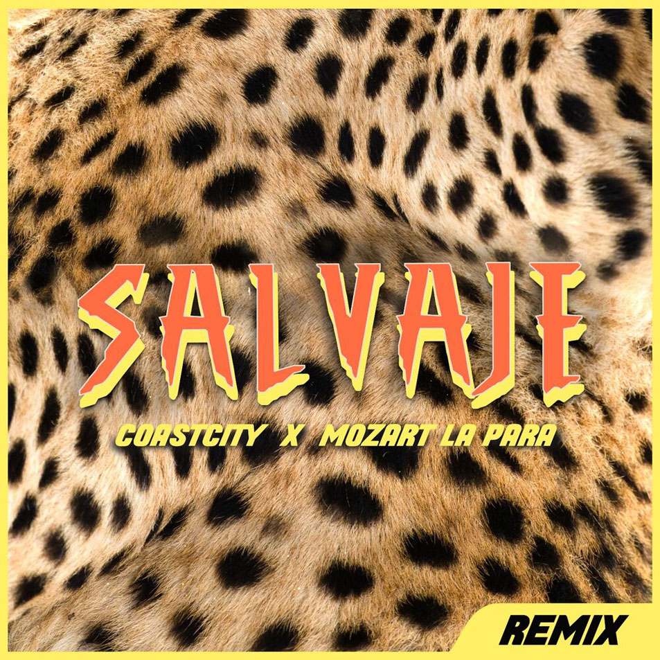 Cartula Frontal de Coastcity - Salvaje (Featuring Mozart La Para) (Remix) (Cd Single)